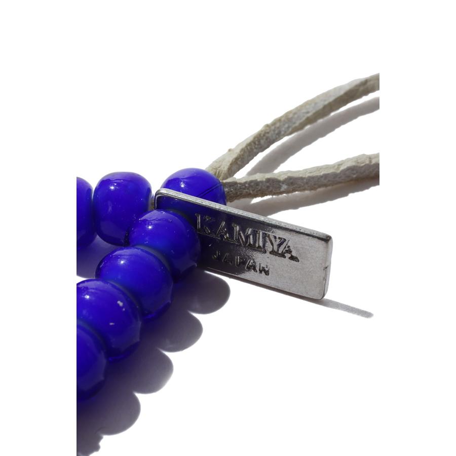 【P10倍】【SALE】KMY Glass Beaded Bracelet - BLUE (G16AC215) KAMIYA(カミヤ) |  | 02