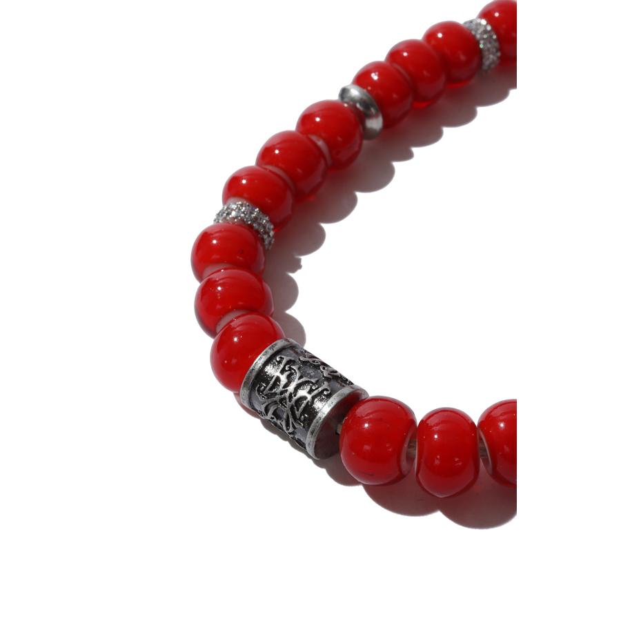 【P10倍】【SALE】KMY Glass Beaded Bracelet - RED (G16AC215) KAMIYA(カミヤ) |  | 01