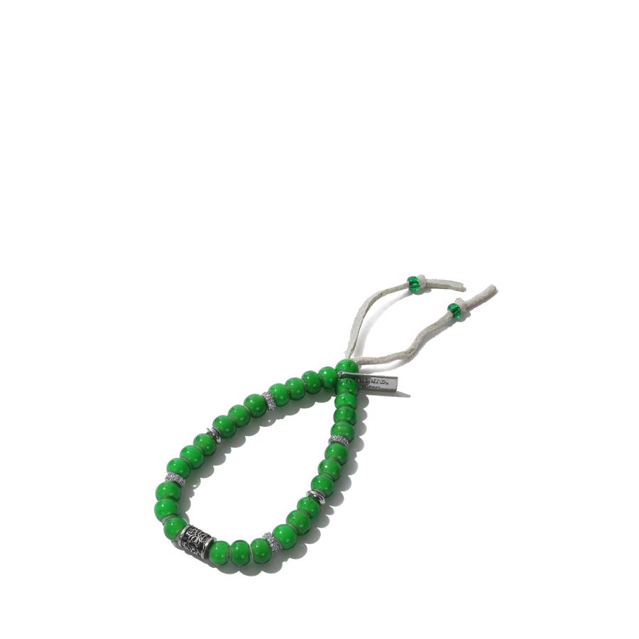 【P10倍】KMY Glass Beaded Bracelet - GREEN (G16AC215) KAMIYA(カミヤ) | 