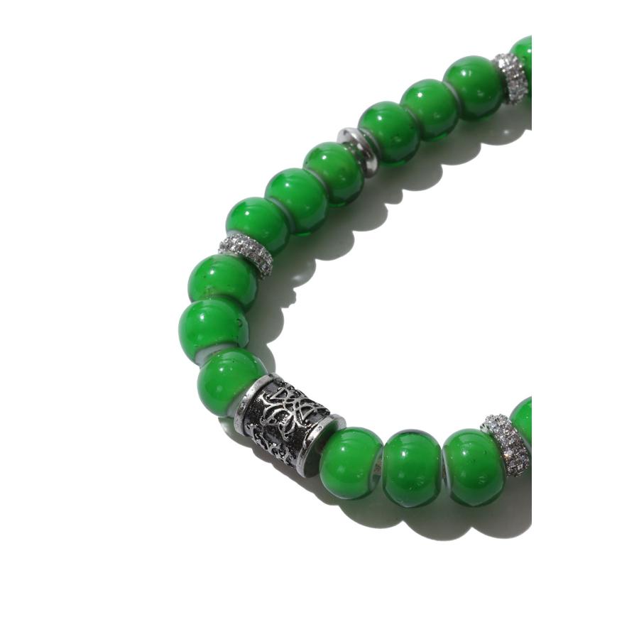 【P10倍】KMY Glass Beaded Bracelet - GREEN (G16AC215) KAMIYA(カミヤ) |  | 01