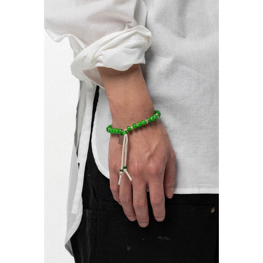 【P10倍】KMY Glass Beaded Bracelet - GREEN (G16AC215) KAMIYA(カミヤ) |  | 03