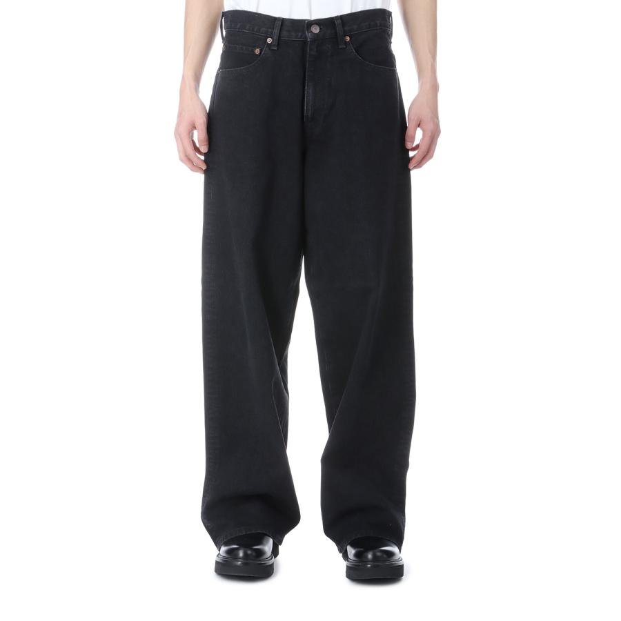 WIDE FIT DENIM PANT- BLACK (P003) CEIVE(シーヴ) |  | 02