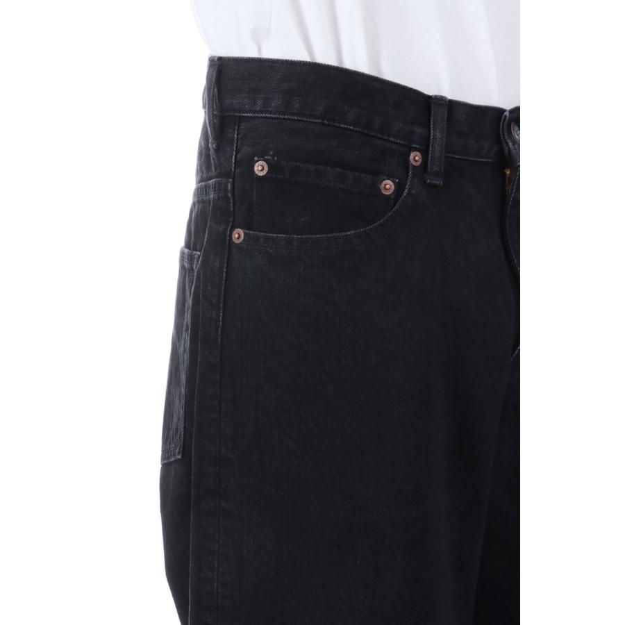 WIDE FIT DENIM PANT- BLACK (P003) CEIVE(シーヴ) |  | 06