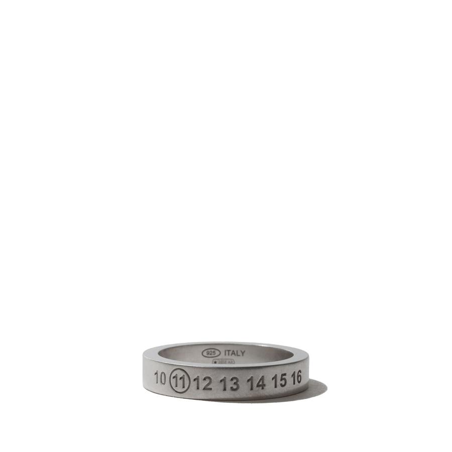 Number Reference Ring 4mm -101 Semi Matt Silver (SM1UQ0119-P8863) Maison Margiela(メゾンマルジェラ) | 