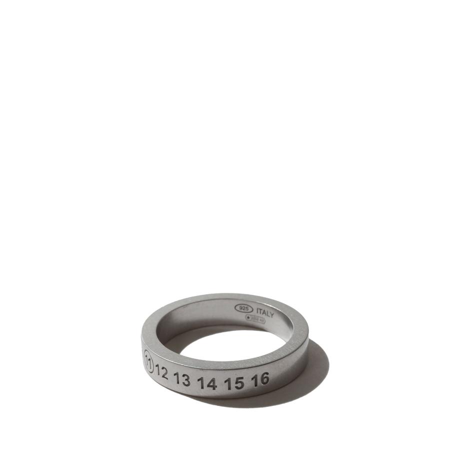Number Reference Ring 4mm -101 Semi Matt Silver (SM1UQ0119-P8863) Maison Margiela(メゾンマルジェラ) |  | 01