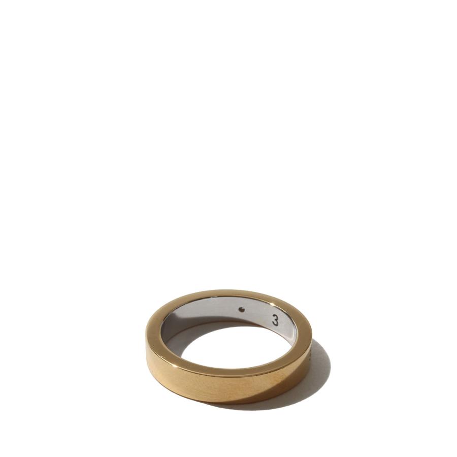 Lab-Grown Diamond Numbers Ring 4mm -702 Gold x Silver  (SM1UQ0121-P8864) Maison Margiela(メゾンマルジェラ) |  | 02