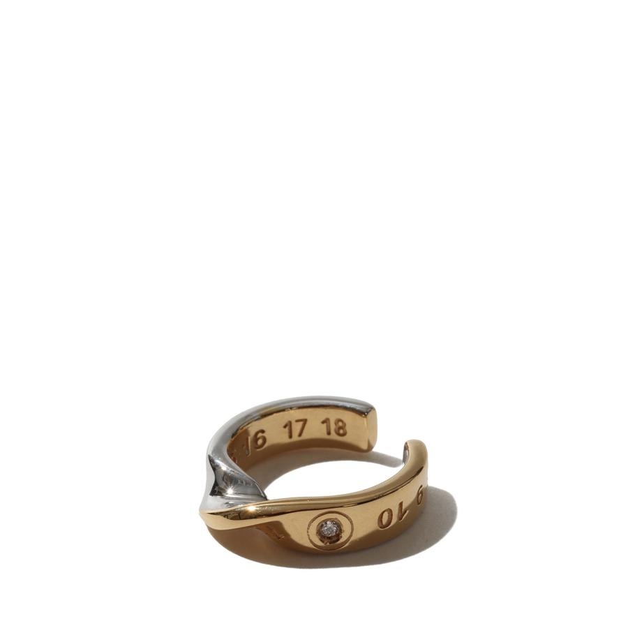 Lab-Grown Diamond Numbers Ear Cuff -702 Gold x Silver  (SM1VG0067-P8864) Maison Margiela(メゾンマルジェラ) | 