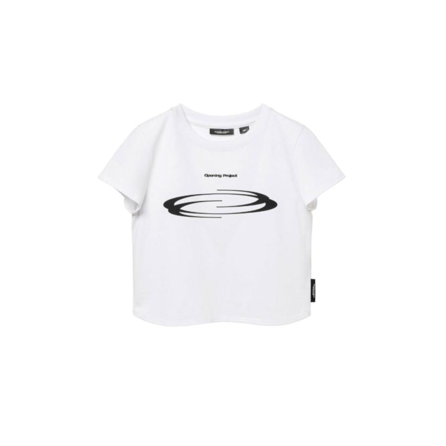W Cropped Symbol T Shirt - WHITE (FWSMCTA318MWHA) OPENING PROJECT(オープニングプロジェクト) | 