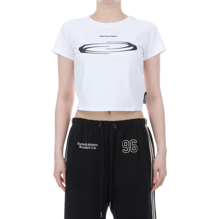 【P10倍】【SALE】W Cropped Symbol T Shirt - WHITE (FWSMCTA318MWHA) OPENING PROJECT(オープニングプロジェクト) |  | 01