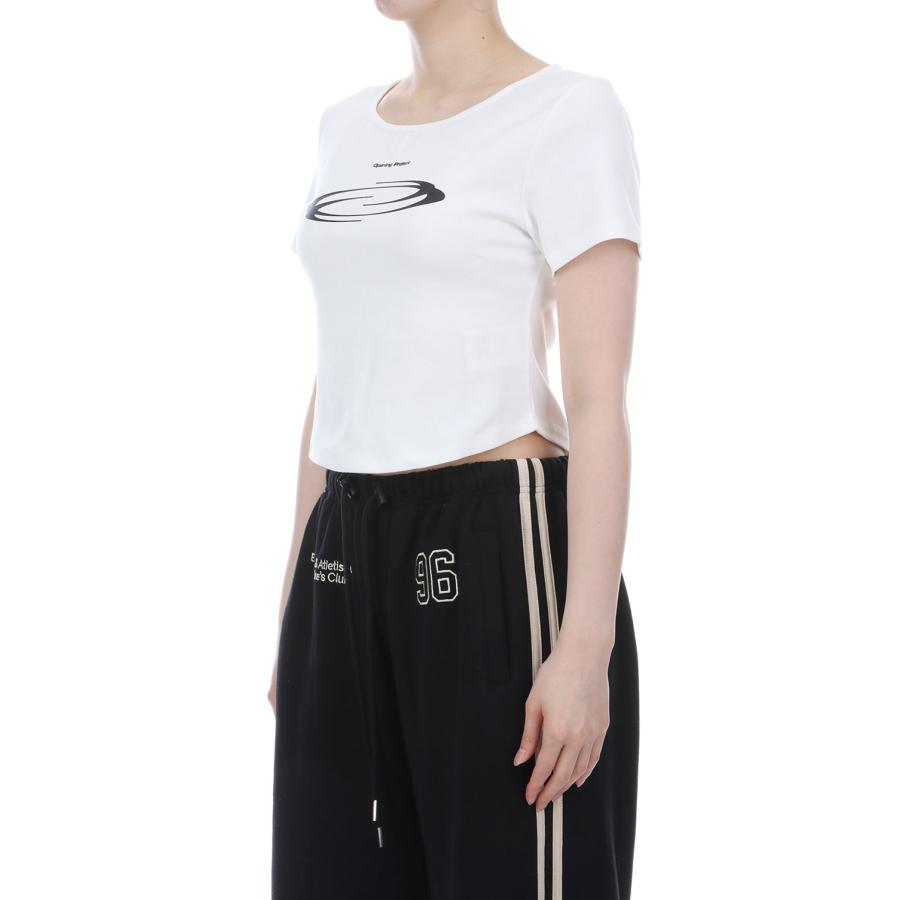 【P10倍】【SALE】W Squareneck Cropped Symbol T Shirt  - WHITE (OP252WTS09WH00) OPENING PROJECT(オープニングプロジェクト) |  | 03