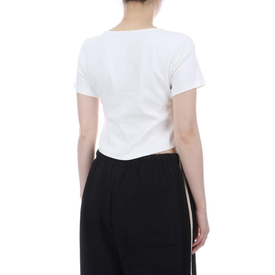 【P10倍】【SALE】W Squareneck Cropped Symbol T Shirt  - WHITE (OP252WTS09WH00) OPENING PROJECT(オープニングプロジェクト) |  | 04