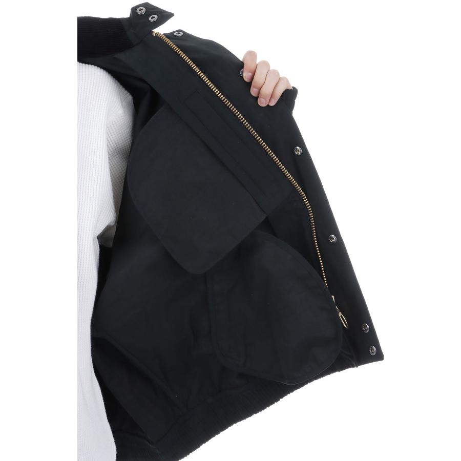 PEACHED BLOUSON TRANSPORT - BLACK (MCA1143) Barbour(バブアー) | Barbour | 07