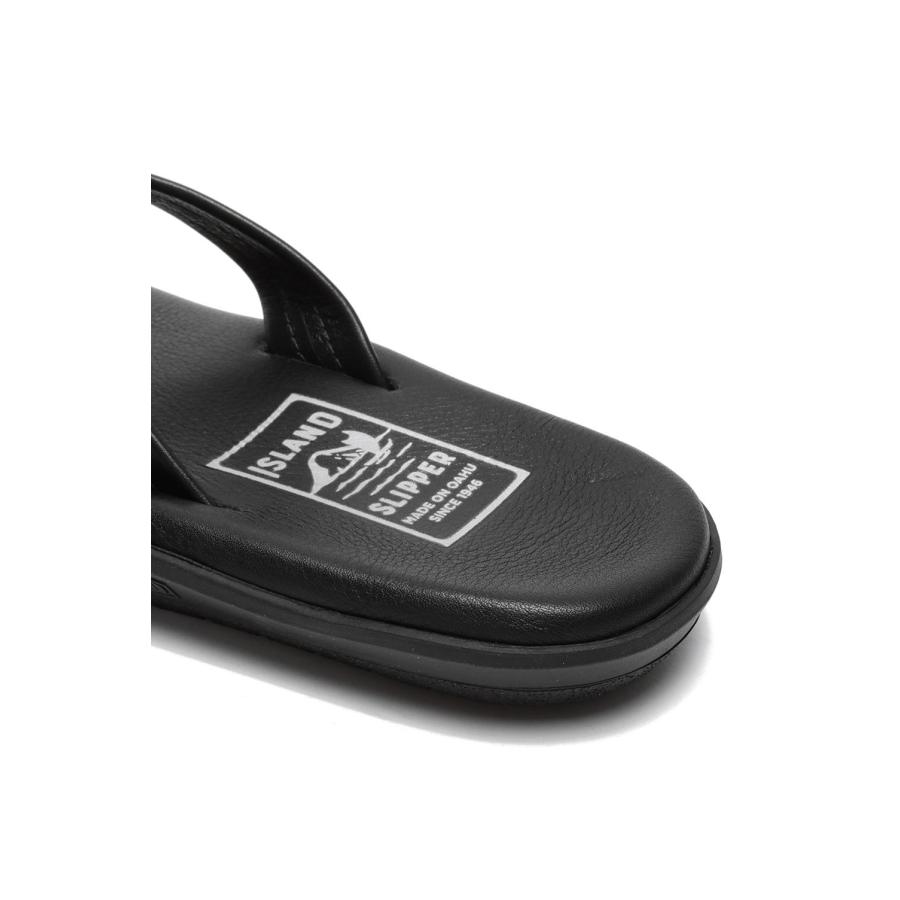 LEATHER THONG - BLACK (PB202) Island Slipper(アイランドスリッパ) | ISLAND SLIPPER | 05