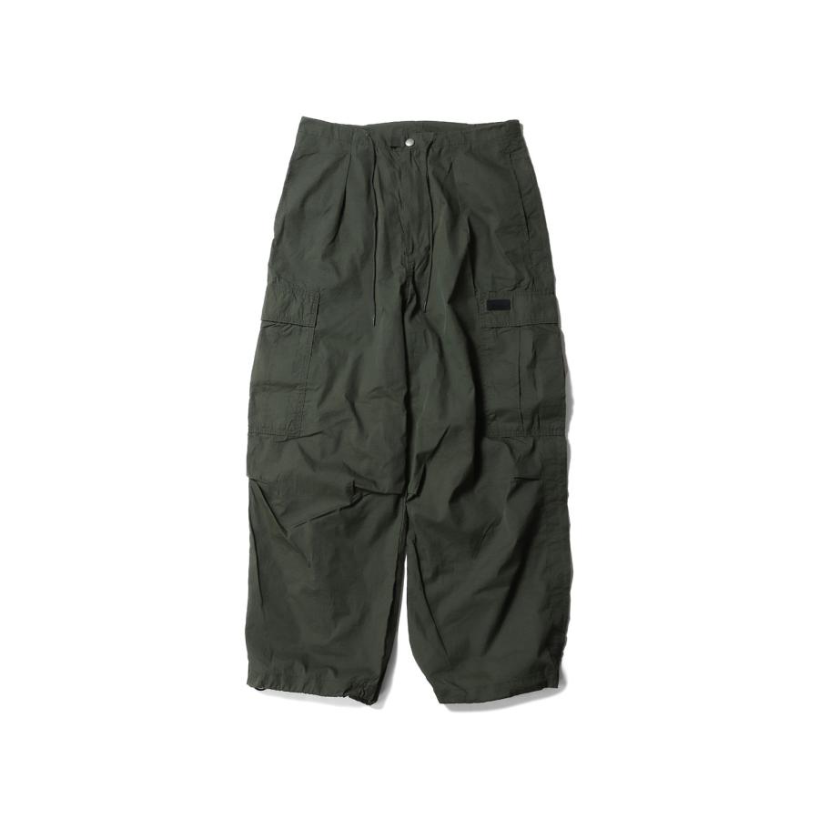 DOUBLE DYED NYLON CARGO PANTS - OLIVE (WT26010AD) Wild Things(ワイルドシングス) | 