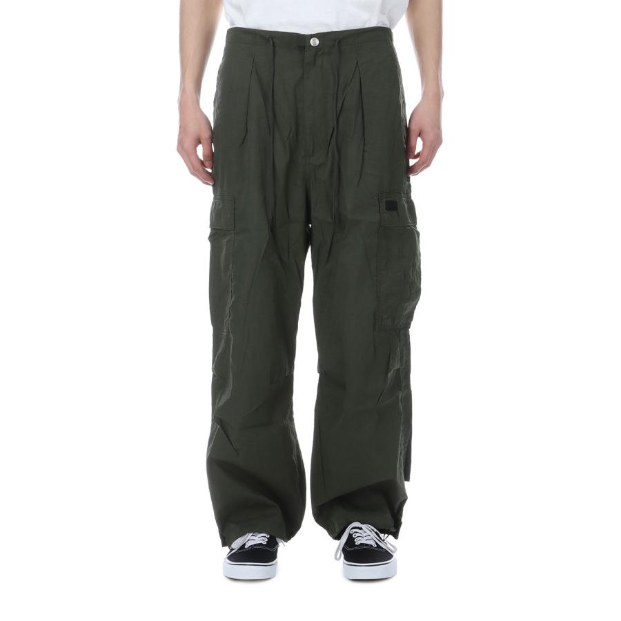 【P10倍】【SALE】DOUBLE DYED NYLON CARGO PANTS - OLIVE (WT26010AD) Wild Things(ワイルドシングス) |  | 02