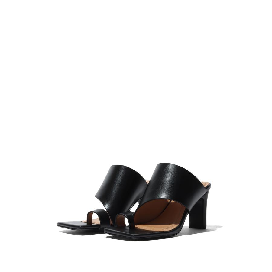 Square Leather Sandals -BLACK(12611021) Todayful(トゥデイフル) | TODAYFUL | 03