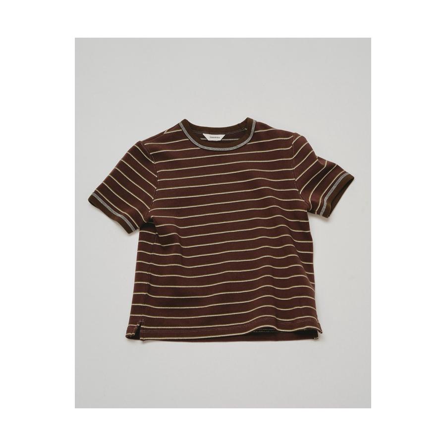 Border Ringer Tee -CHOCOLATE (12610619) Todayful(トゥデイフル) | TODAYFUL | 01