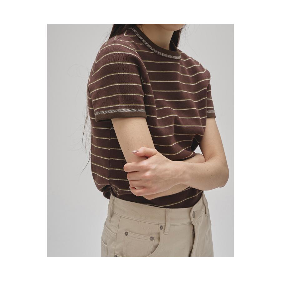 Border Ringer Tee -CHOCOLATE (12610619) Todayful(トゥデイフル) | TODAYFUL | 02