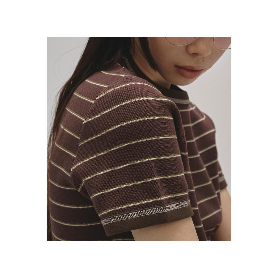 Border Ringer Tee -CHOCOLATE (12610619) Todayful(トゥデイフル) | TODAYFUL | 04