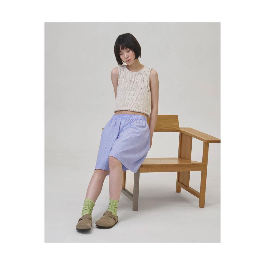 Easy Stripe Half Pants -ICE BLUE (12610721) Todayful(トゥデイフル) | TODAYFUL | 06