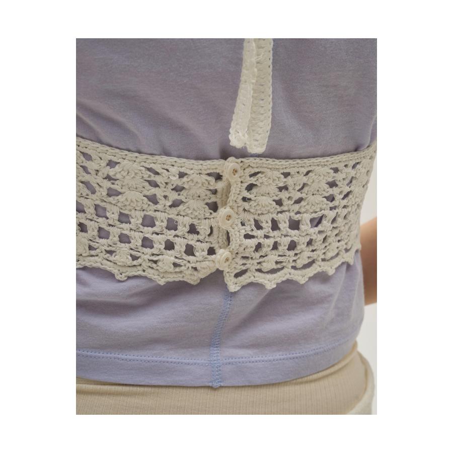 【SALE】Crochet Knit Bustier -WHITE (12610526) Todayful(トゥデイフル) | TODAYFUL | 04