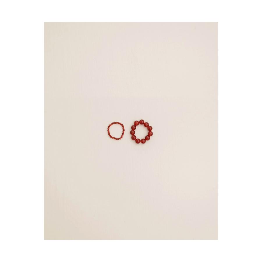 2set Orb Stone Ring -RED (12610908) Todayful(トゥデイフル) | TODAYFUL | 04