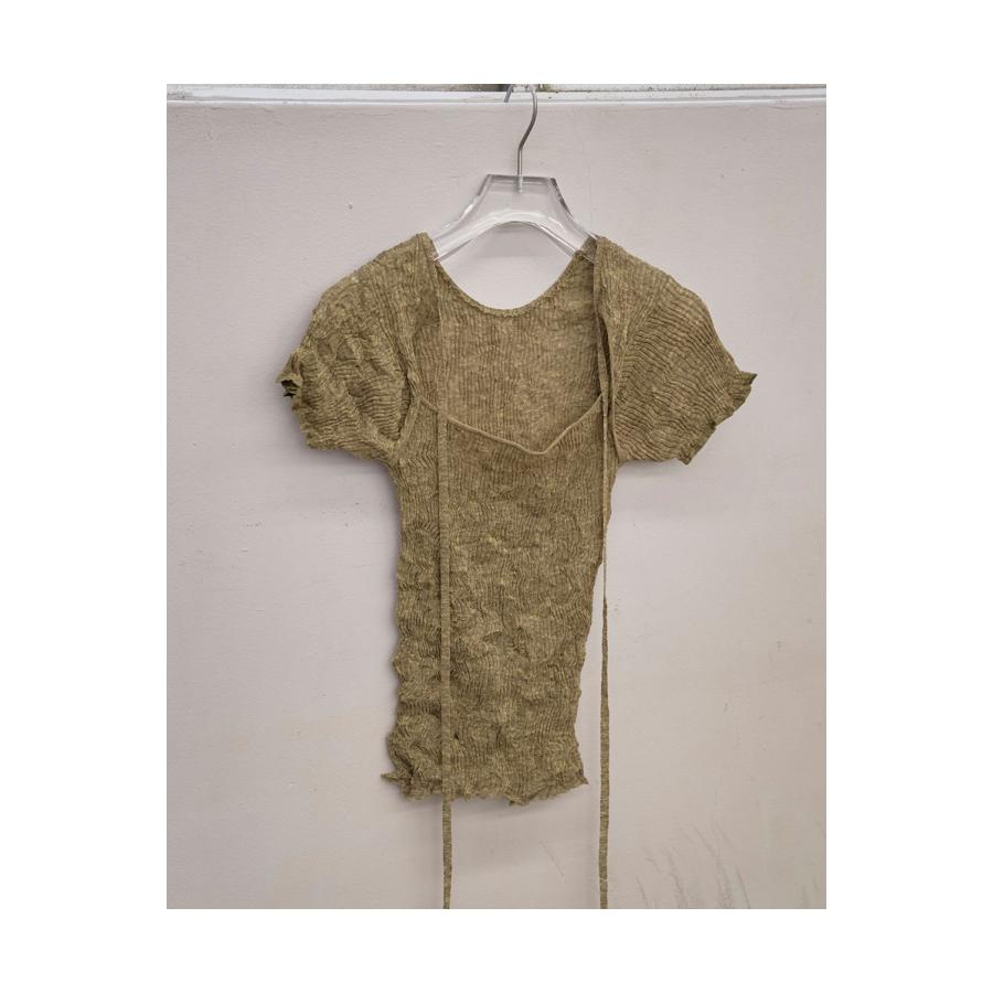 2way Sheer Knittops -OLIVE (12610524) Todayful(トゥデイフル) | TODAYFUL | 01
