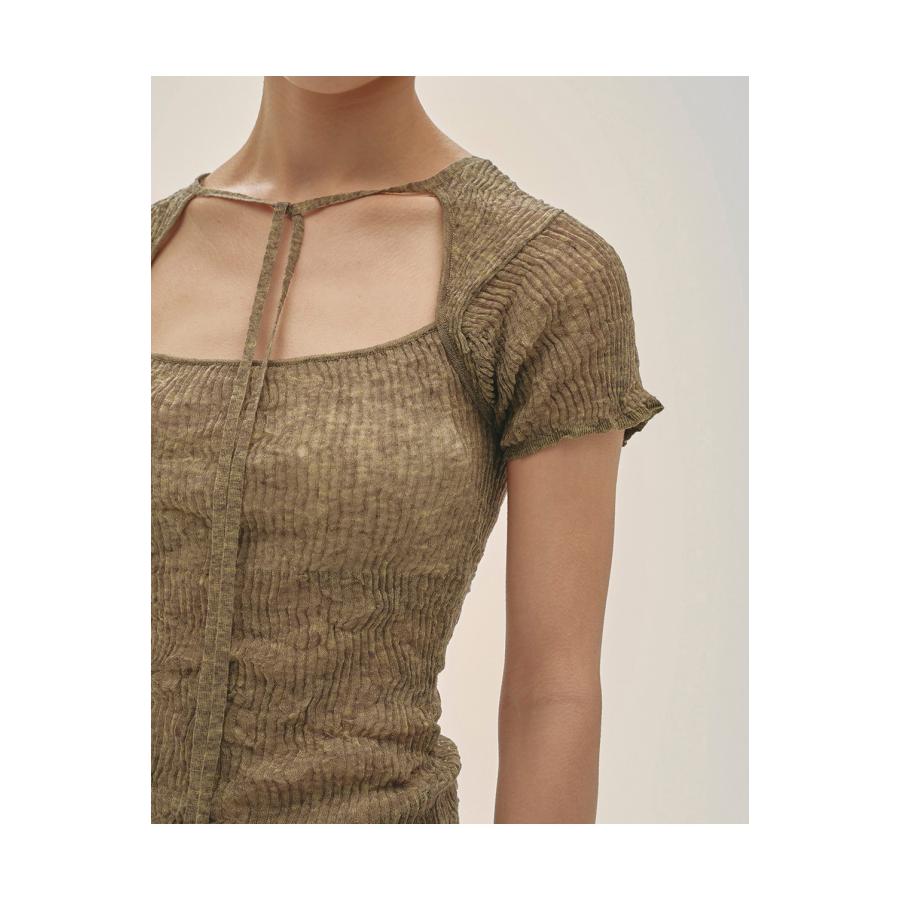 2way Sheer Knittops -OLIVE (12610524) Todayful(トゥデイフル) | TODAYFUL | 02