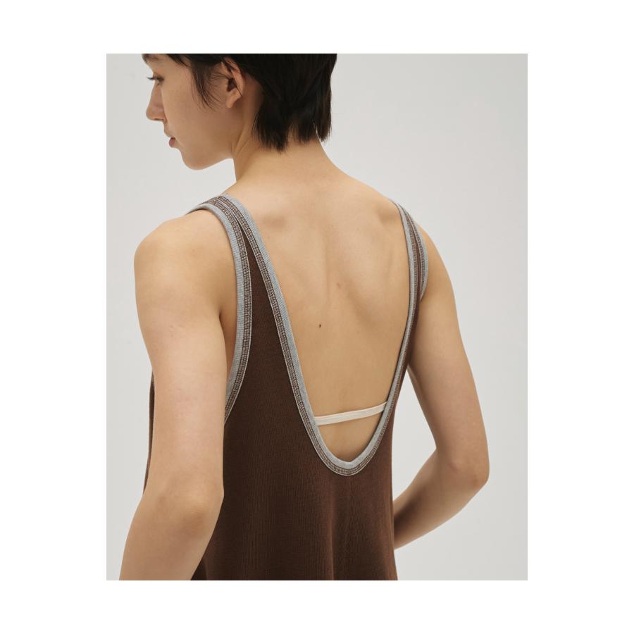 【SALE】Cotton Bi-color Combinaison -BROWN (12610307) Todayful(トゥデイフル) | TODAYFUL | 03