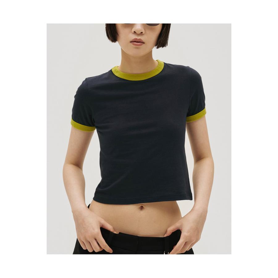 Compact Ringer Tee -NAVY (12610610) Todayful(トゥデイフル) | TODAYFUL | 02