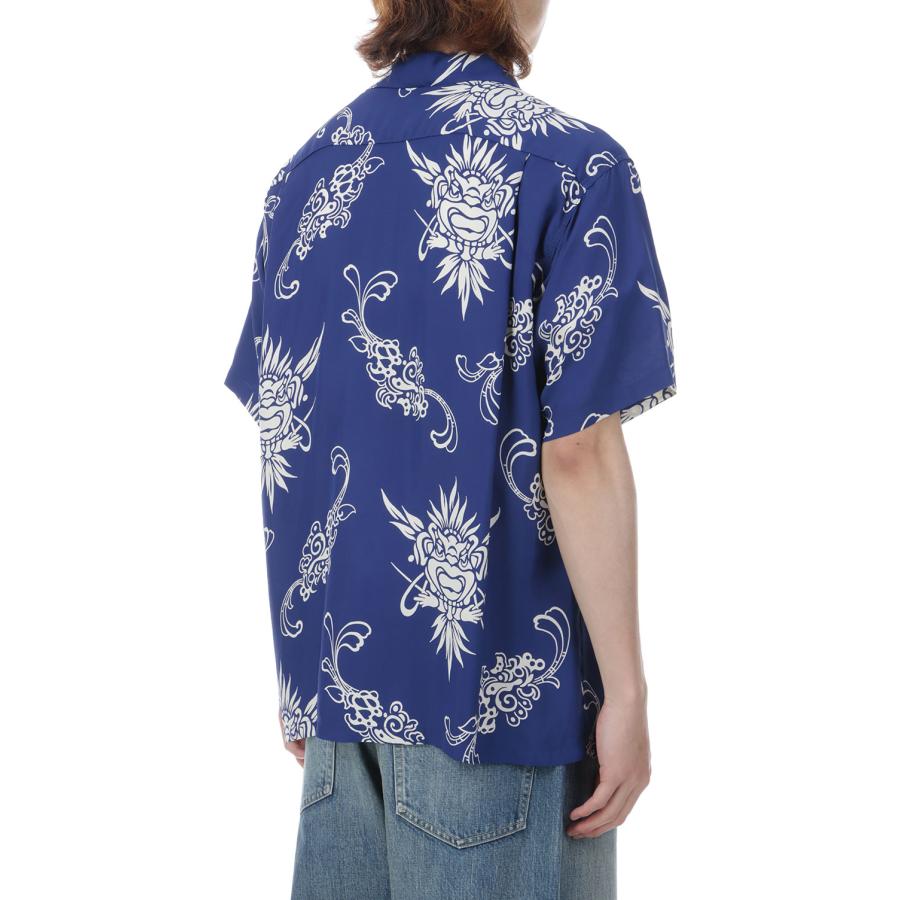 TIKI S/S RAYON HAWAIIAN SHIRT - NAVY (SS39611 ) SUN SURF(サンサーフ) |  | 04