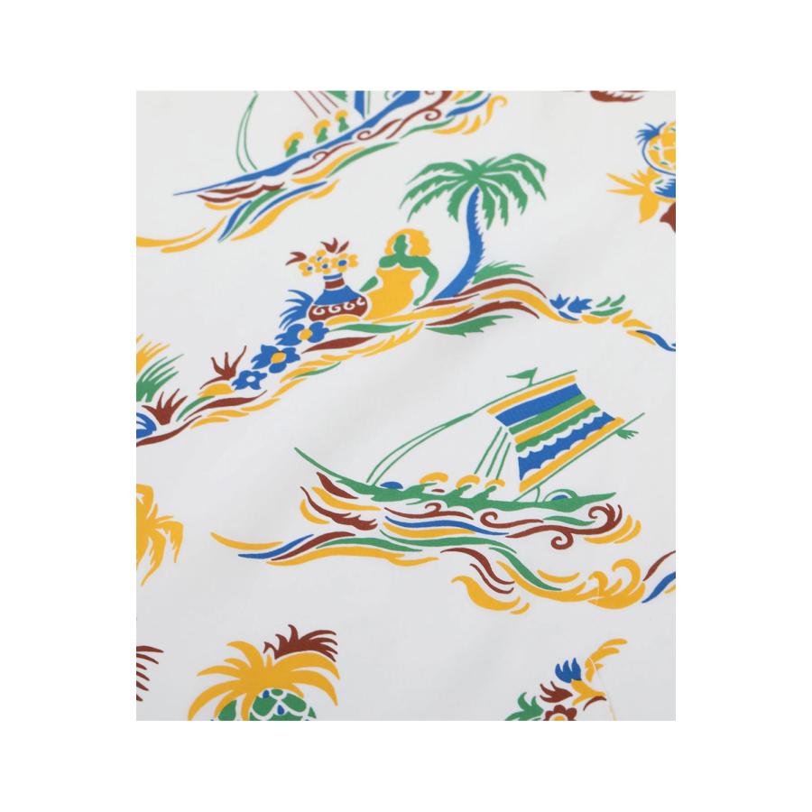 ISLAND TRIP S/S RAYON HAWAIIAN SHIRT - WHITE (SS39620 ) SUN SURF(サンサーフ) |  | 01
