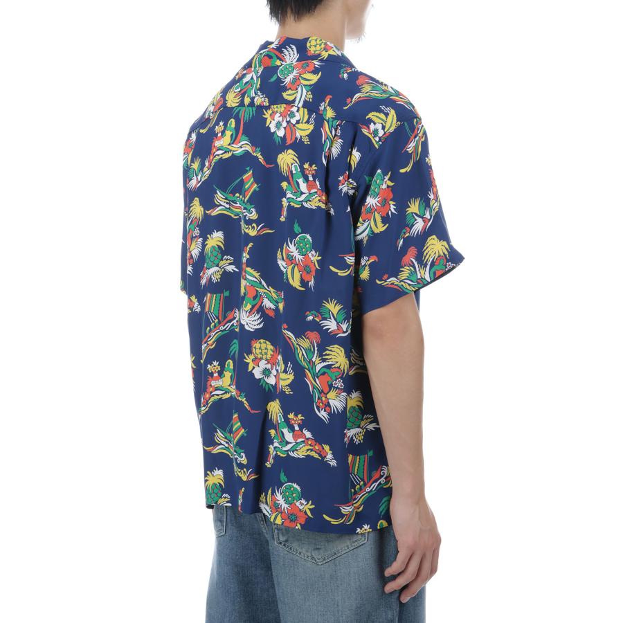 ISLAND TRIP S/S RAYON HAWAIIAN SHIRT - NAVY (SS39620 ) SUN SURF(サンサーフ) |  | 07