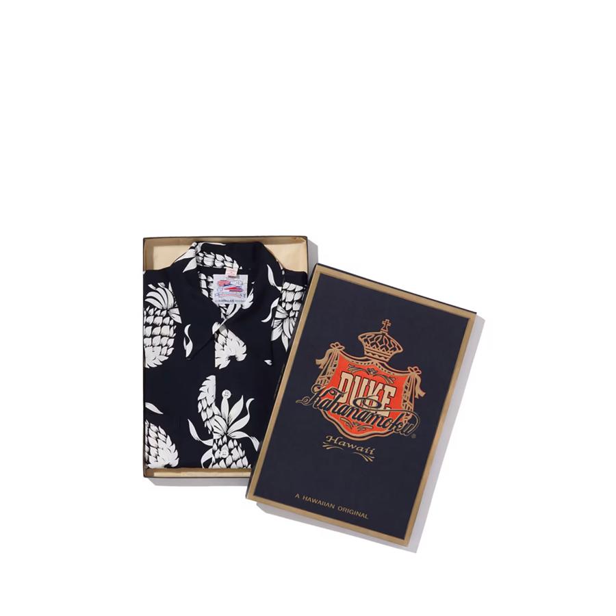 DUKE KAHANAMOKU / DUKE'S PINEAPPLE S/S RAYON HAWAIIAN SHIRT - NAVY (DK36201) SUN SURF(サンサーフ) |  | 03
