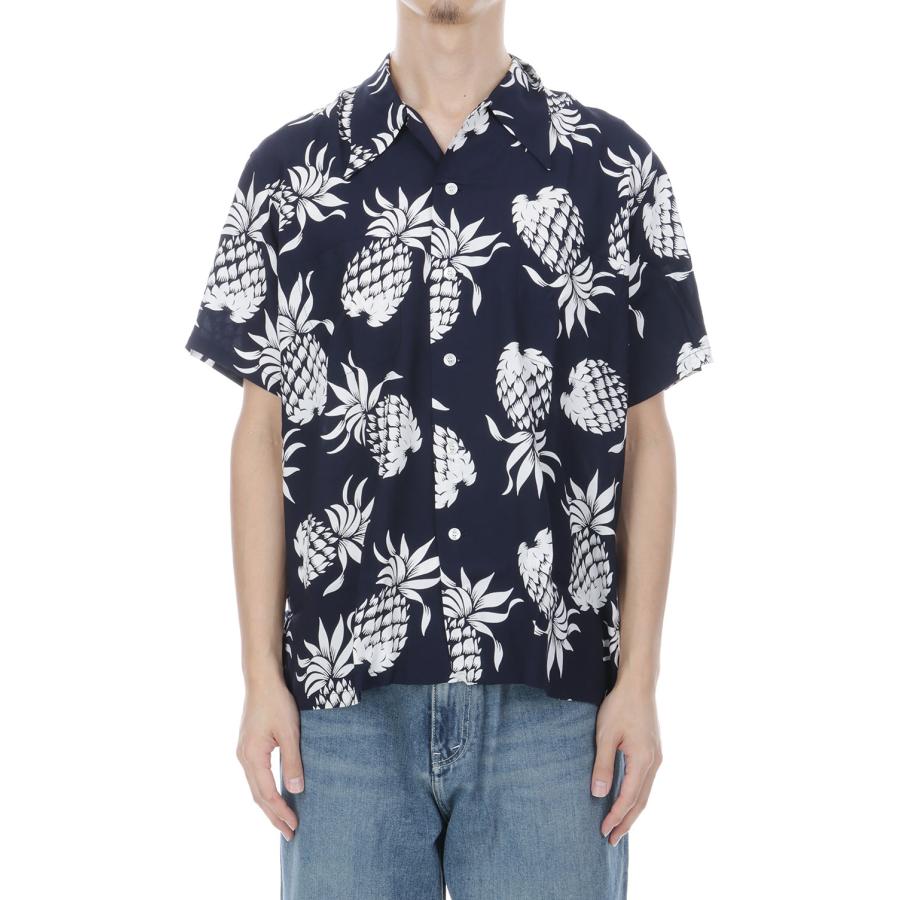 DUKE KAHANAMOKU / DUKE'S PINEAPPLE S/S RAYON HAWAIIAN SHIRT - NAVY (DK36201) SUN SURF(サンサーフ) |  | 04