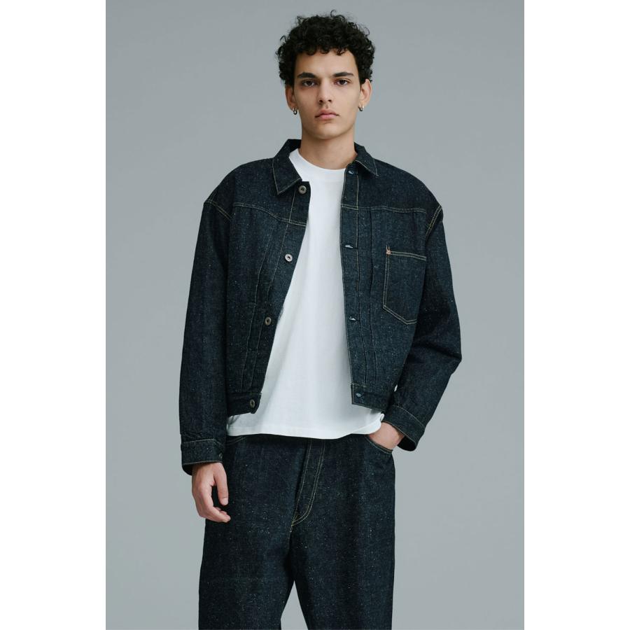 RECYCLED SUVIN COTTON YARAN 11.5oz DENIM BLOUSE WWII MODEL - N.NAVY (GL15860N) Gold(ゴールド) |  | 10