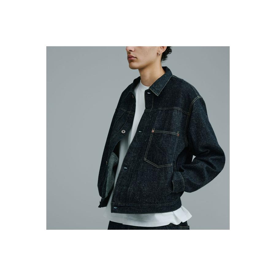 RECYCLED SUVIN COTTON YARAN 11.5oz DENIM BLOUSE WWII MODEL - N.NAVY (GL15860N) Gold(ゴールド) |  | 11