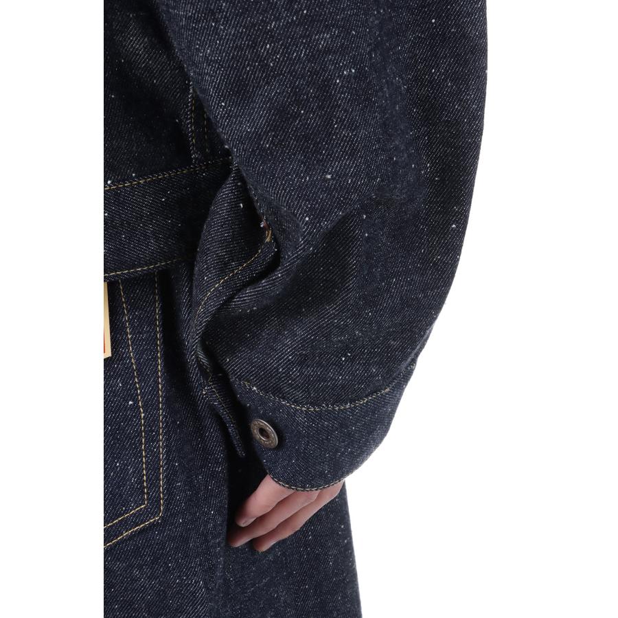 RECYCLED SUVIN COTTON YARAN 11.5oz DENIM BLOUSE WWII MODEL - N.NAVY (GL15860N) Gold(ゴールド) |  | 03