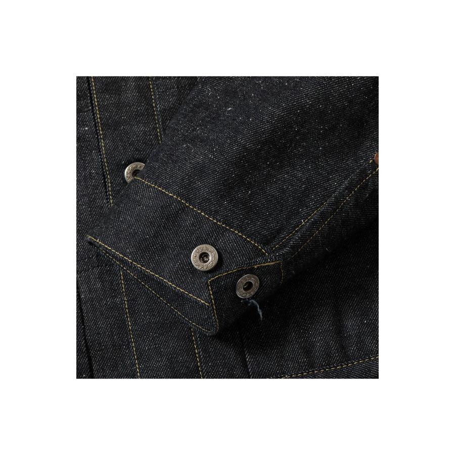 RECYCLED SUVIN COTTON YARAN 11.5oz DENIM BLOUSE WWII MODEL - N.NAVY (GL15860N) Gold(ゴールド) |  | 07