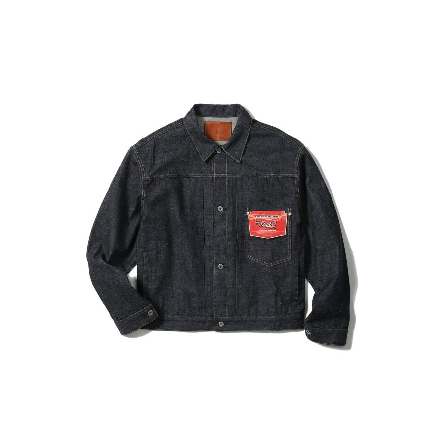 RECYCLED SUVIN COTTON YARAN 11.5oz DENIM BLOUSE WWII MODEL - N.NAVY (GL15860N) Gold(ゴールド) |  | 08