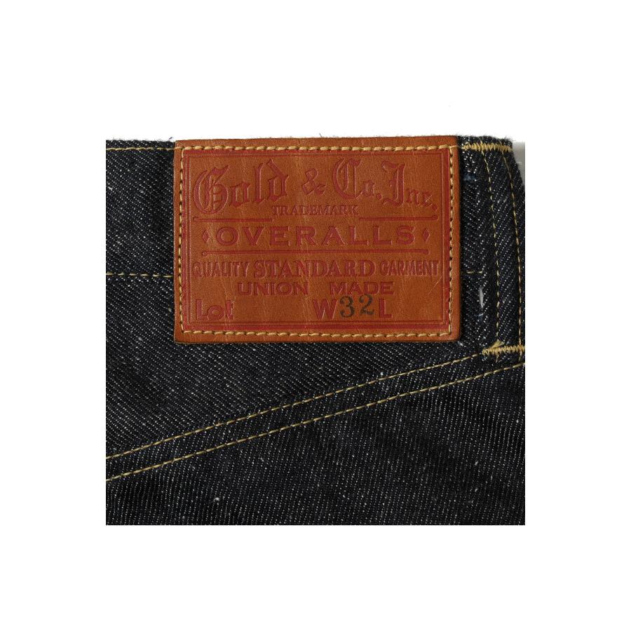RECYCLED SUVIN COTTON YARAN 11.5oz DENIM ５POCKET WIDE PANTS WWII MODEL - N.NAVY (GL42620N) Gold(ゴールド) |  | 03