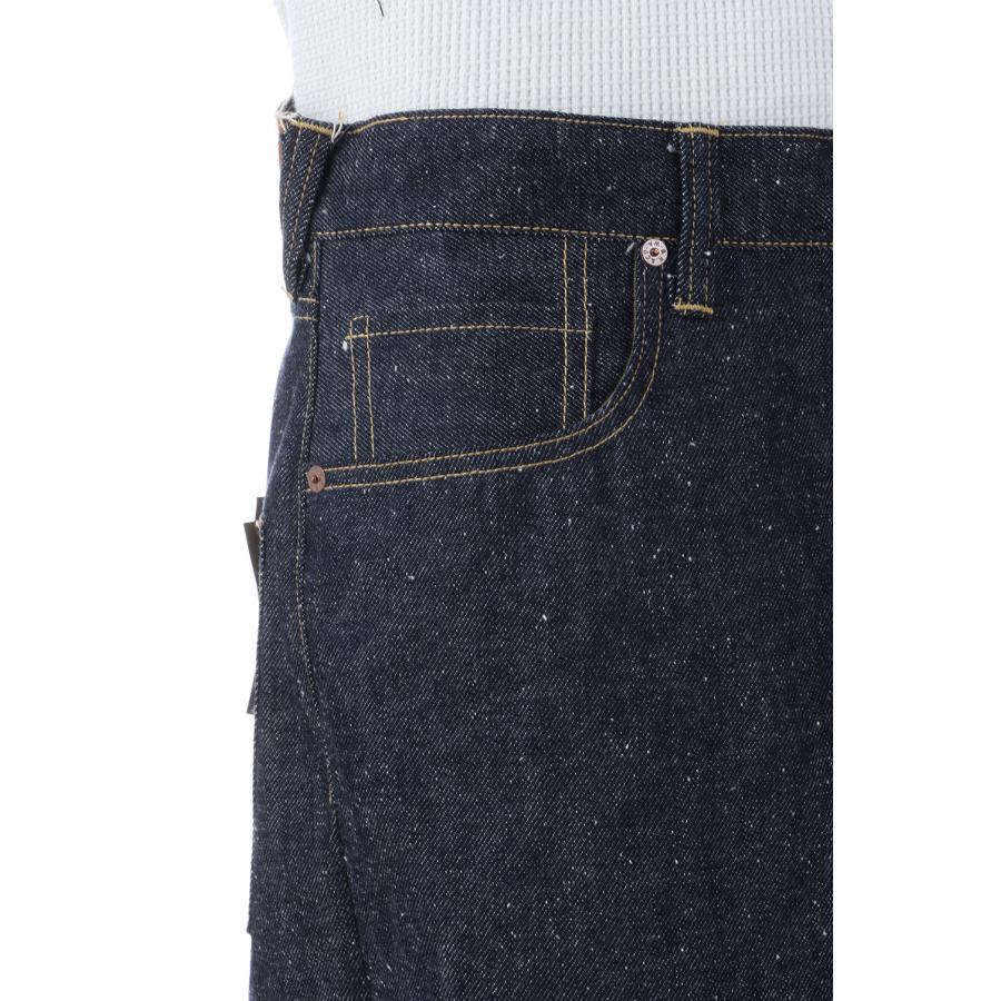 RECYCLED SUVIN COTTON YARAN 11.5oz DENIM ５POCKET WIDE PANTS WWII MODEL - N.NAVY (GL42620N) Gold(ゴールド) |  | 05