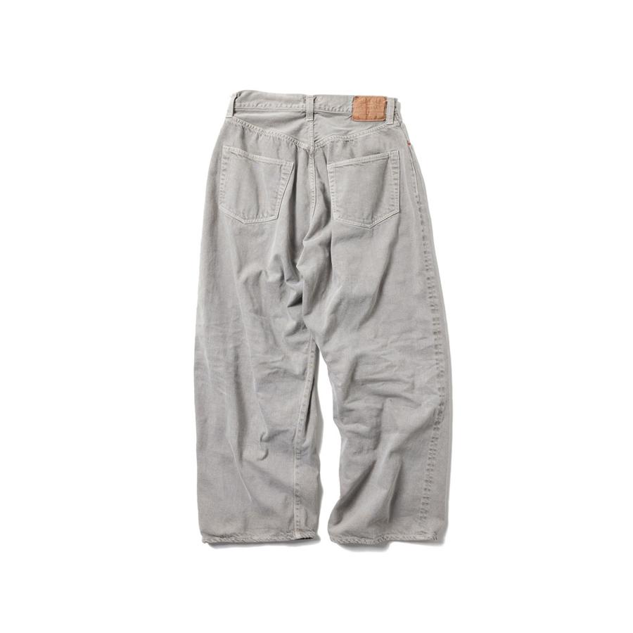 RECYCLED WASTE SUVIN COTTON YARI 11.50z. DENIM SPOCKET WIDE PANT'S VINTAGE WASHED - GRAY (GL42621H) Gold(ゴールド) |  | 01