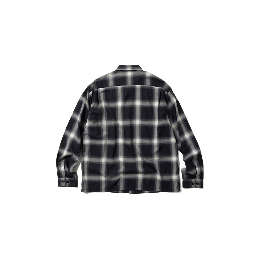 WOOL Super 140' TROPICAL OPEN SHIRT - BLACK (GL29647) Gold(ゴールド) |  | 01