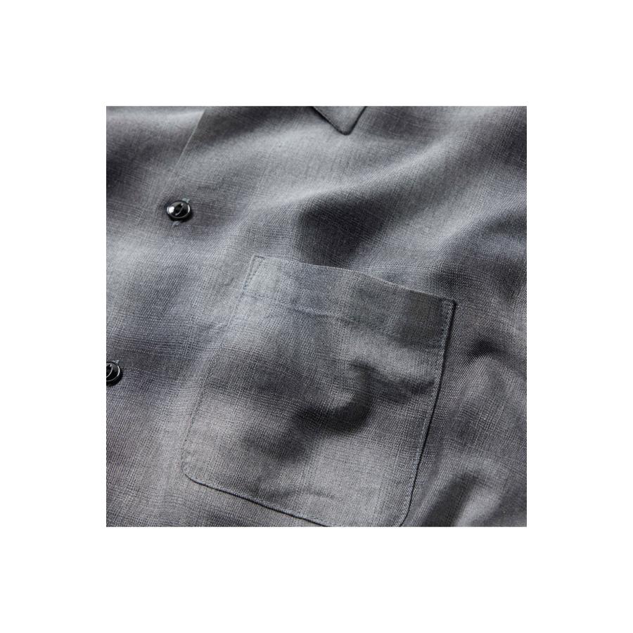 COTTON/SILK NEL CHECK OPEN SHIRT - GRAY (GL29646) Gold(ゴールド) |  | 02