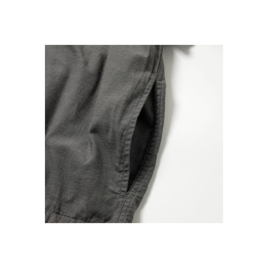 VAT DYE CHAMBRAY SAS ZIP SHIRTS - GRAY (GL39650) Gold(ゴールド) |  | 03