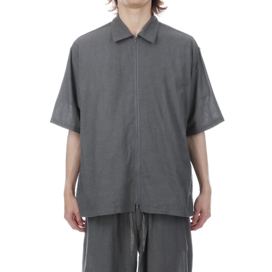 【SALE】VAT DYE CHAMBRAY SAS ZIP SHIRTS - GRAY (GL39650) Gold(ゴールド) |  | 04