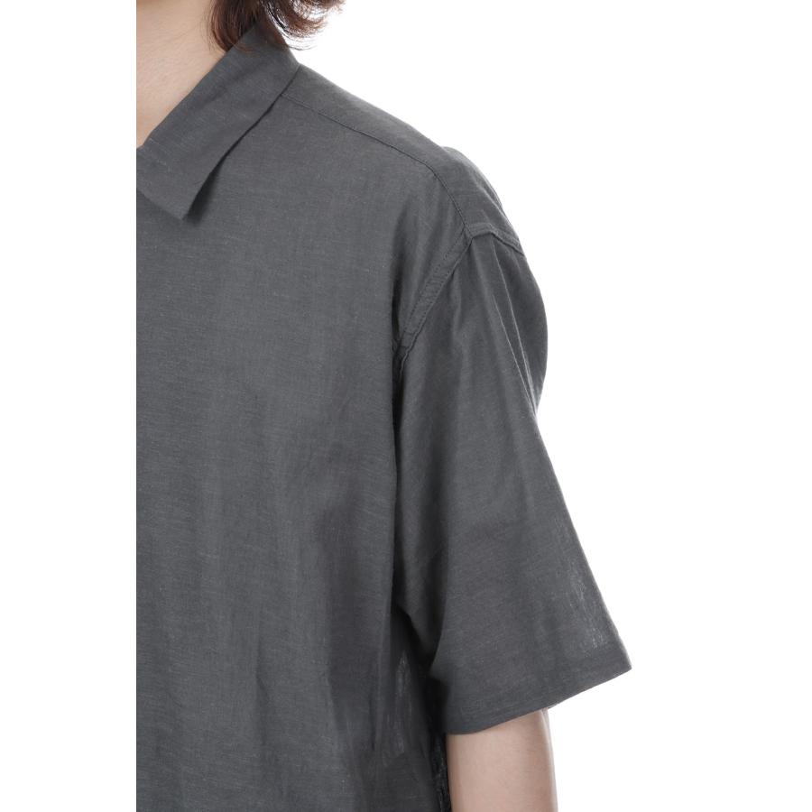 【SALE】VAT DYE CHAMBRAY SAS ZIP SHIRTS - GRAY (GL39650) Gold(ゴールド) |  | 07
