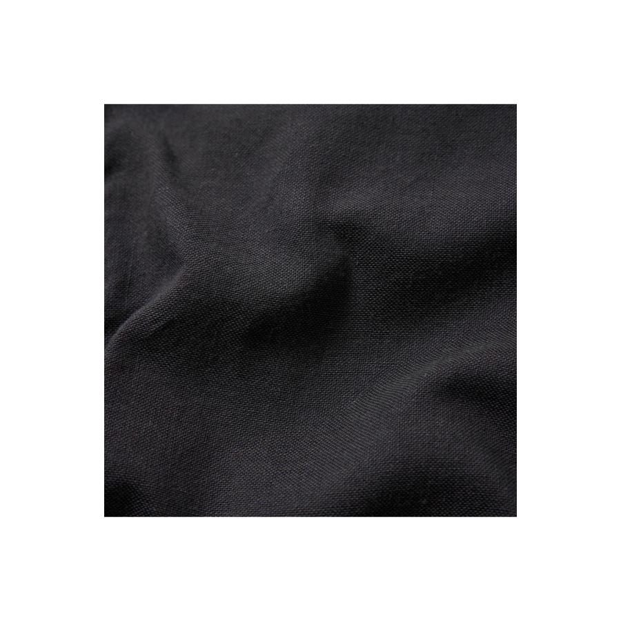 SELVEDGE OXFORD S/S OPEN SHIRT - BLACK (GL39649) Gold(ゴールド) |  | 02