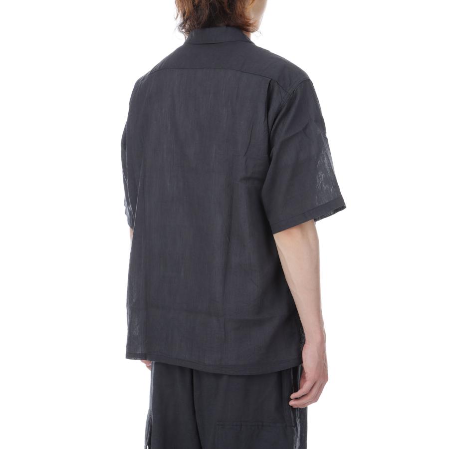 【SALE】SELVEDGE OXFORD S/S OPEN SHIRT - BLACK (GL39649) Gold(ゴールド) |  | 06